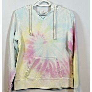 Dreamsicle Pastel Tie Dye Hoodie Women's Size Small